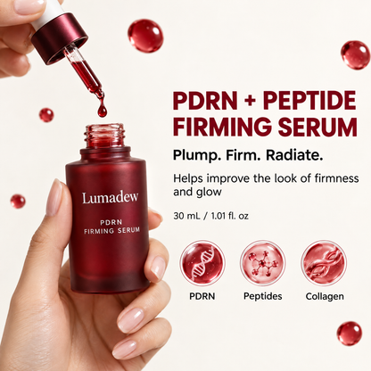 PDRN + peptide firming serum: plump, firm, radiate
