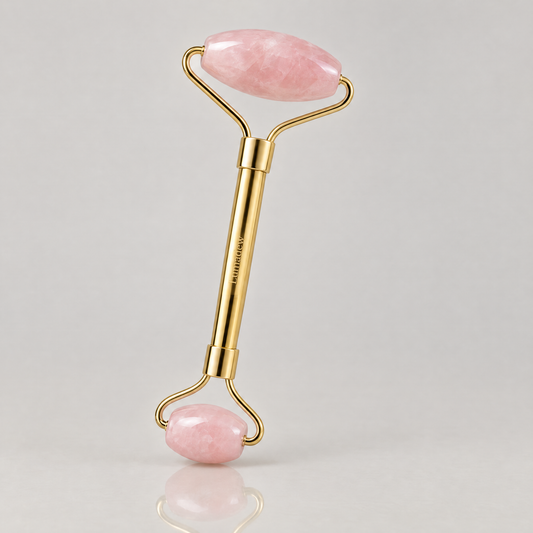 Lumadew rose quartz face roller